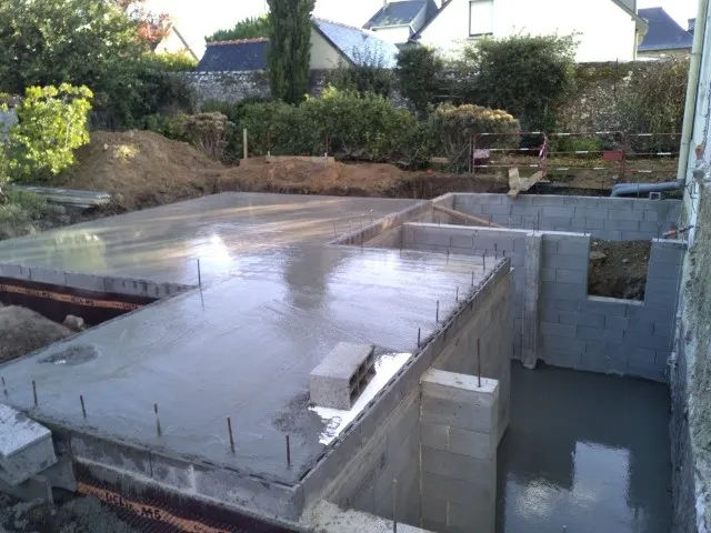 Réalisation de terrasses / Dalle bétonDinard-Maçonnerie