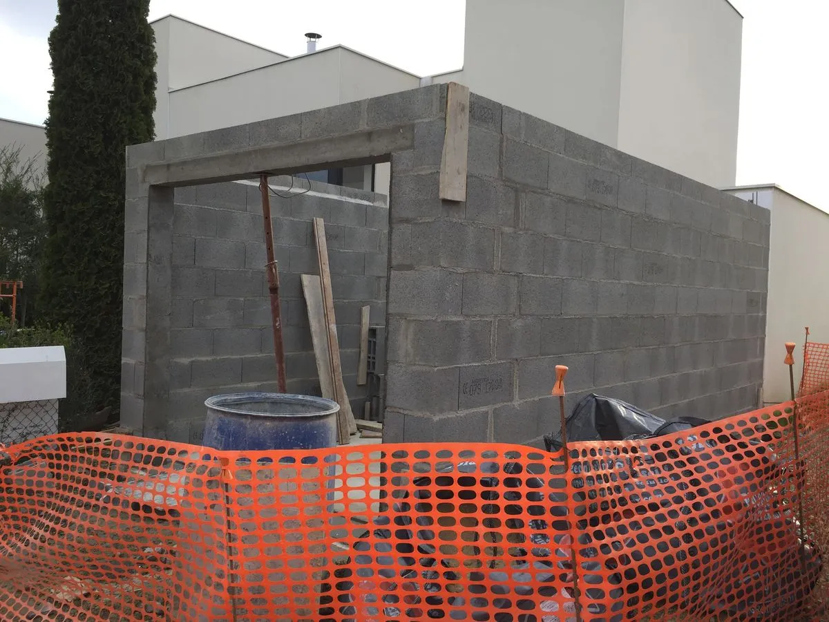 Construction de garagesMordelles-Maçonnerie