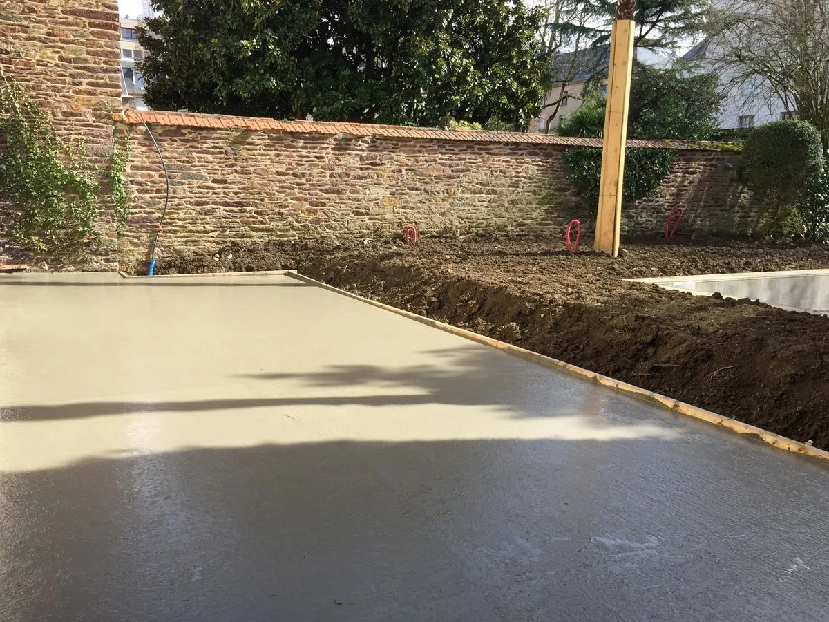 Réalisation de terrasses / Dalle bétonDinard-Maçonnerie