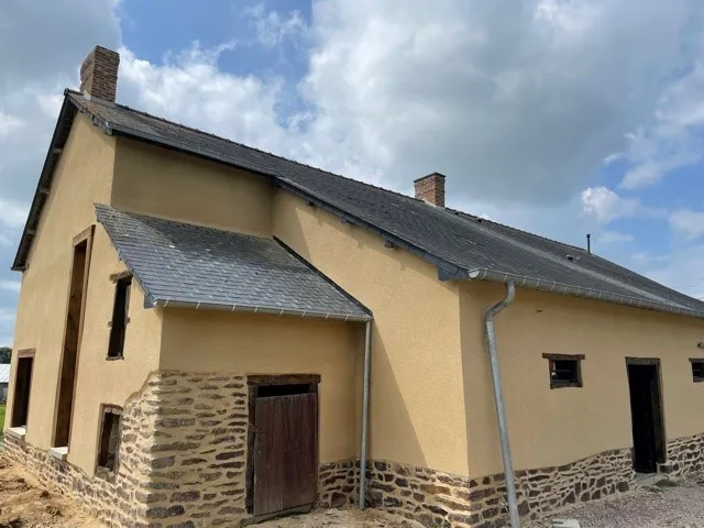 Enduits à l'ancienne et à la chauxMontgermont-Ravalement